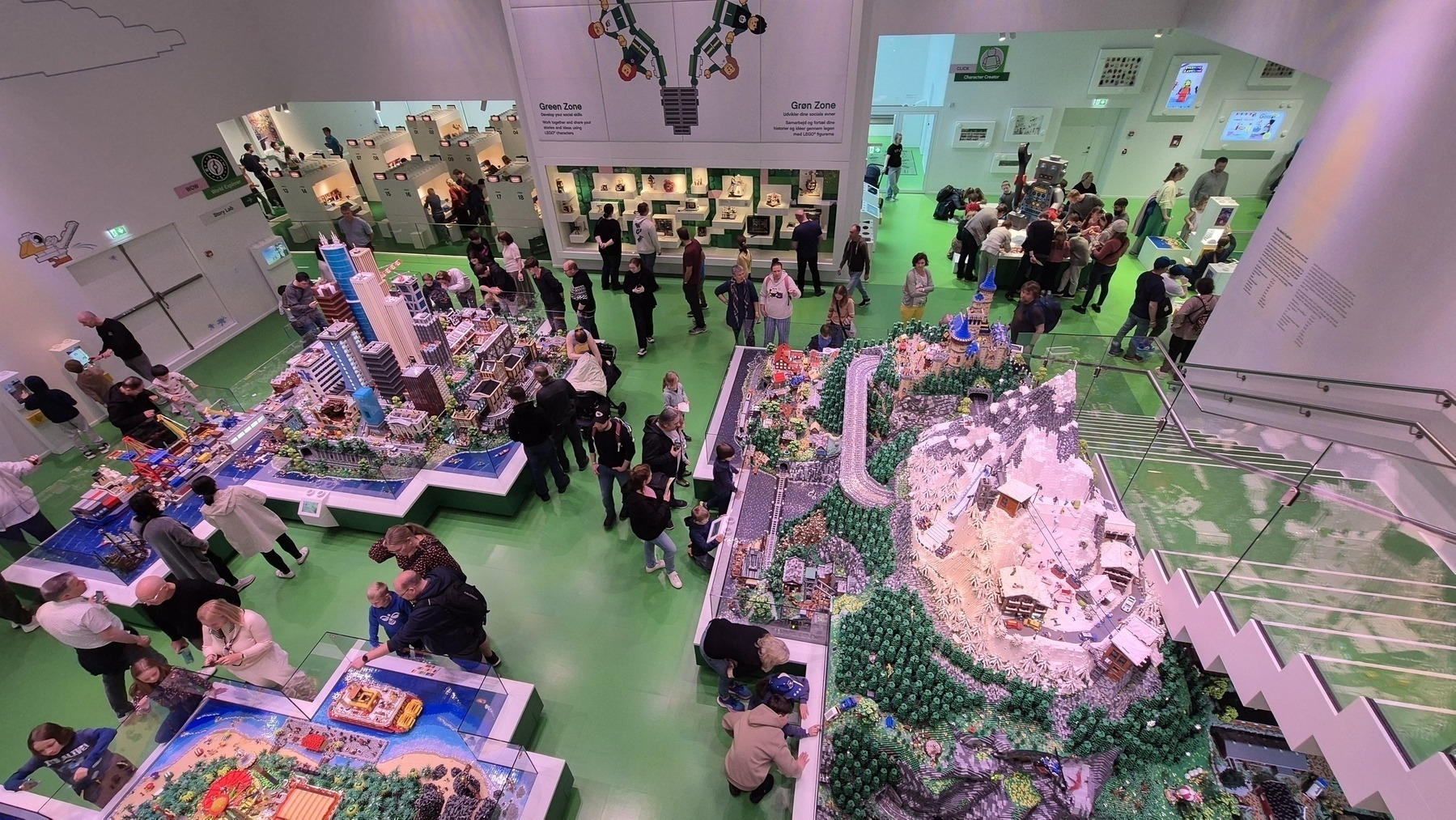 Inside the LEGO House.