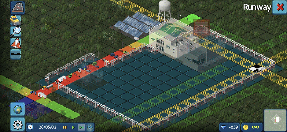 Placing a Runway.